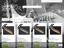 Tablet Screenshot of coutellerie-lethiernois.com